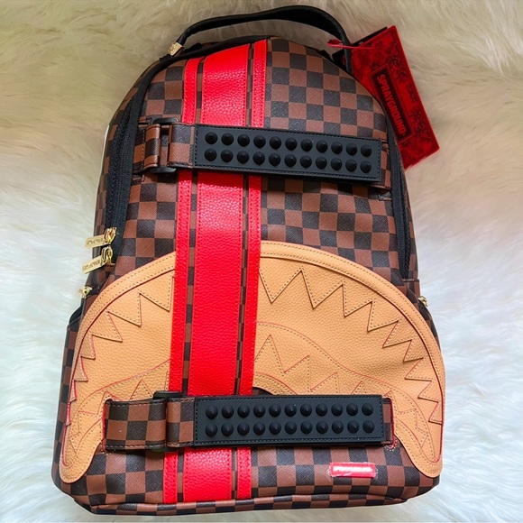 New! SPRAYGROUND Logo Henny Victory Lap Skateboard Strap Backpack - Picture 6 of 16
